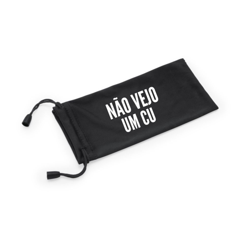 Bolsa óculos “não vejo um cu”