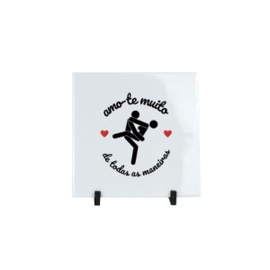 Azulejo “amo-te de qualquer maneira” (incl. suporte)