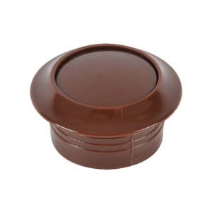 Botão e Anilha Grande Cor Castanho