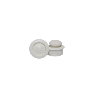 Botão e Anilha Pequeno Cor Branco