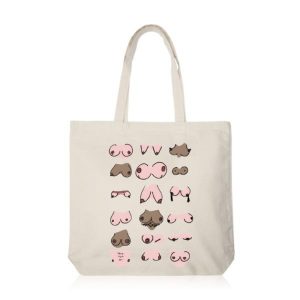ToteBag c/ bolso interior “Maminhas” (100% algodão, 300 g/m.)