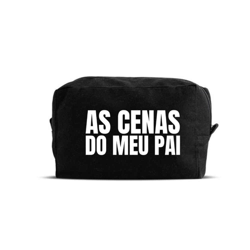 Necessaire preto (100% algodão) “As cena do meu Pai” - Image 2