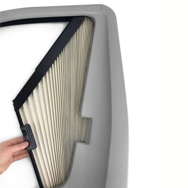 Cortinas Plissadas Laterais Remis Esquerda + Direita Bege Fiat Ducato X250/X290 2011-Presente - Image 4