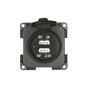 Tomada USB 2x5V 1A e 2.1A