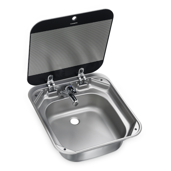 Lava-Loiça Dometic Quadrado com Tampa de Vidro SNG 4244
