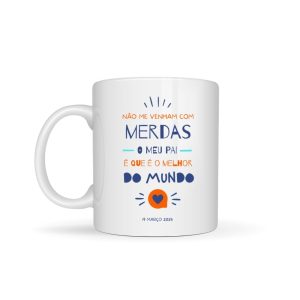 Caneca “Deixem-se de merdas…”