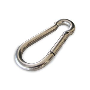 Mosquetão em aço inox – 80 mm