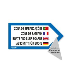 Placa – Zona de Embarcações
