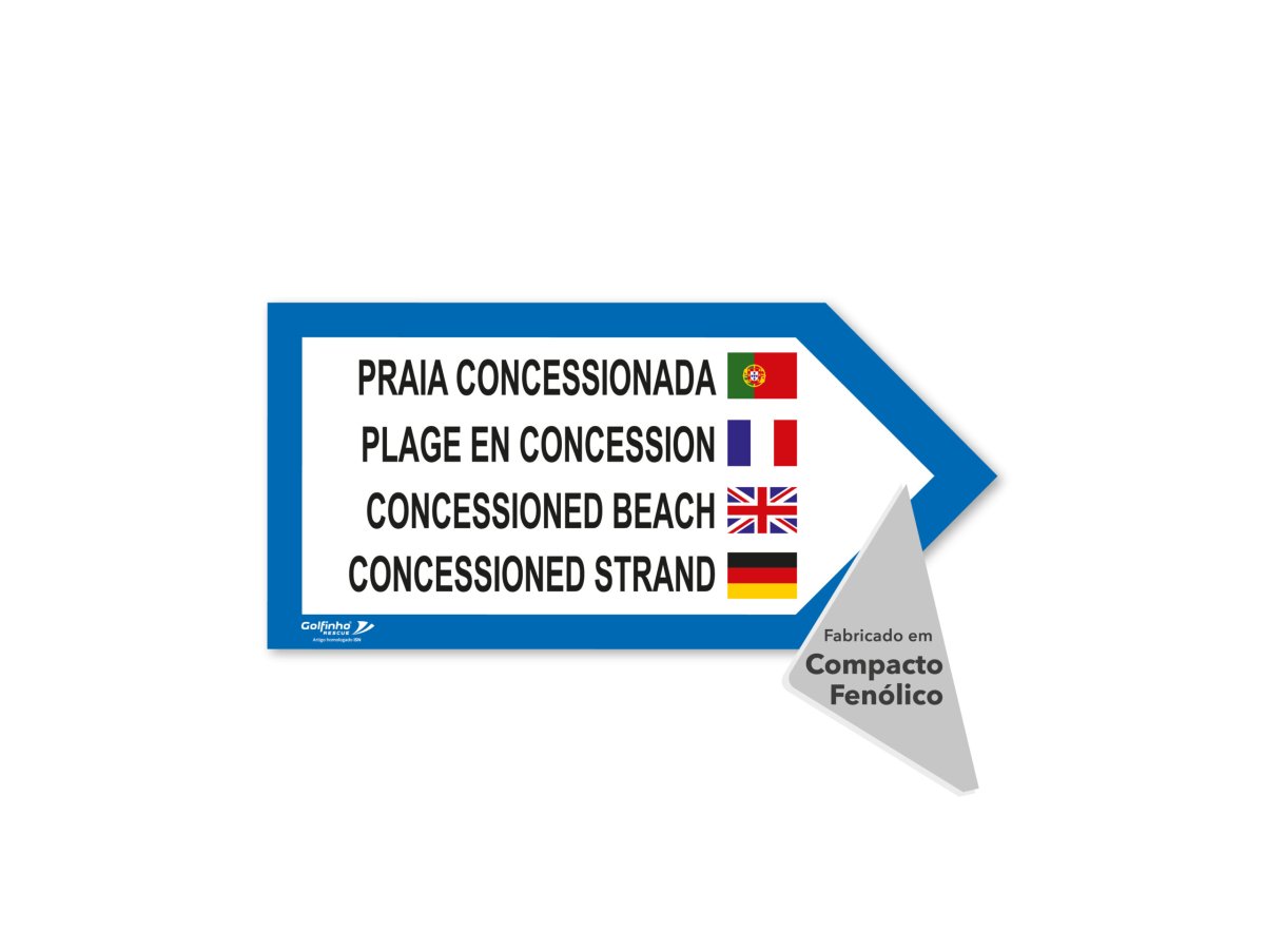 Placa – Praia Concessionada