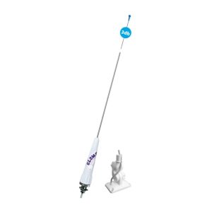 Glomex Antena VHF Inox com Cabo e Suporte