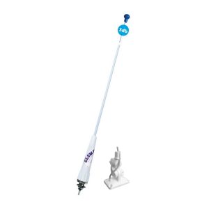 Glomex Antena VHF em Fibra com Cabo e Suporte