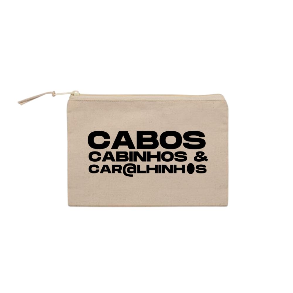 Bolsa média “cabos e cabinhos” (100% algodão) - Image 2